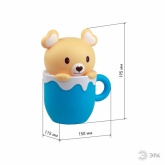 Светильник ночник ЭРА NLED-401-0.5W-BU синий, Встроенный аккумулятор