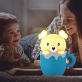 Светильник ночник ЭРА NLED-401-0.5W-BU синий, Встроенный аккумулятор