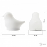 Светильник ночник ЭРА Мягкий NLED-412-1W-W белый