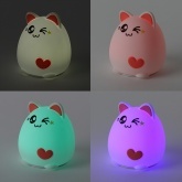 Светильник ночник ЭРА Мягкий NLED-413-1W-P белый с розовым