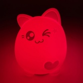 Светильник ночник ЭРА Мягкий NLED-413-1W-P белый с розовым