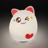 Светильник ночник ЭРА Мягкий NLED-413-1W-P белый с розовым