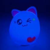 Светильник ночник ЭРА Мягкий NLED-413-1W-P белый с розовым