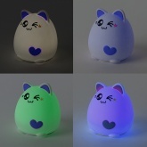 Светильник ночник ЭРА Мягкий NLED-413-1W-BU белый с синим