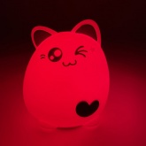 Светильник ночник ЭРА Мягкий NLED-413-1W-BU белый с синим