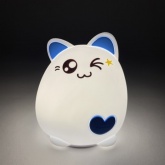 Светильник ночник ЭРА Мягкий NLED-413-1W-BU белый с синим