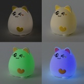 Светильник ночник ЭРА Мягкий NLED-413-1W-Y белый с желтым