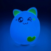 Светильник ночник ЭРА Мягкий NLED-413-1W-Y белый с желтым