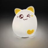 Светильник ночник ЭРА Мягкий NLED-413-1W-Y белый с желтым