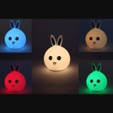 Светильник ночник ЭРА Мягкий NLED-416-2W-BU белый с синим