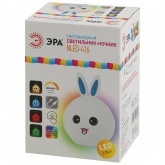 Светильник ночник ЭРА Мягкий NLED-416-2W-BU белый с синим