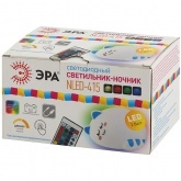 Светильник ночник ЭРА Мягкий NLED-415-2W-BU белый с синим