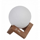 Светильник ночник ЭРА NLED-490-1W-W белый, Луна, Подзарядка от USB, Встроенный аккумулятор