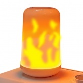 Лампа светодиодная декоративная с эффектом пламени LED-L60 6W FLAME E27 FR 150-265V 65x135mm