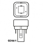Лампа Sylvania LYNX-D 13W/840 G24d-1 холодно-белая