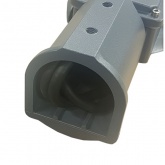 Консольный светодиодный светильник ECO CLASS AREA M 45W 2700K GR IP65 (ДКУ-45Вт) d50mm Ledvance