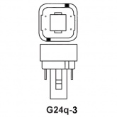 Лампа Sylvania LYNX-D/E 26W/840 G24q-3 холодно-белая