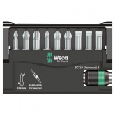 Набор бит Wera с битодержателем Rapidaptor 10 предметов Bit-Check 10 Universal 3