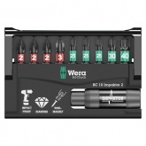 Набор ударных бит Wera с ударным держателем 10 предметов Bit-Check 10 Impaktor 2