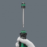 Отвертка Wera ручка-держатель с быстрозажимным патроном Rapidaptor для бит 1/4 дюйма Kraftform 817 R