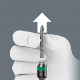 Отвертка Wera ручка-держатель с быстрозажимным патроном Rapidaptor для бит 1/4 дюйма Kraftform 817 R