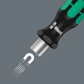 Отвертка Wera ручка-держатель для бит 1/4 дюйма Kraftform 813