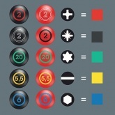 Набор отверток 12 штук на подставке Wera Kraftform Plus XXL Rack