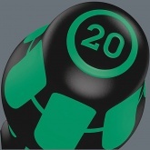 Набор отверток звездочка 6 штук на подставке Wera Kraftform Plus TORX HF 367/6 Rack