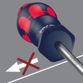 Набор отверток 7 штук на подставке Wera Kraftform Plus Lasertip Red Bull Racing