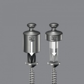 Набор отверток 6 штук на подставке Wera Kraftform Plus Lasertip 334 SK/6 Rack