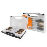 Набор из 7-ми отверток TDM в пластиковом чемоданчике сталь CR-V Алмаз