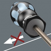 Отвертка звездочка нержавеющая сталь TORX TX 40 x 130mm Wera Kraftform Edelstahl 3367