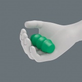 Отвертка крестовая нержавеющая сталь Wera Pozidriv PZ 0 x 60mm Kraftform Edelstahl 3355 PZ