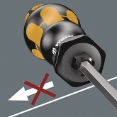 Набор ударных отверток торкс 6 штук + подставка Wera Kraftform 977/6 TORX