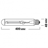 Лампа натриевая Sylvania SHP-TS SBY TwinArc 1000W E40 две горелки