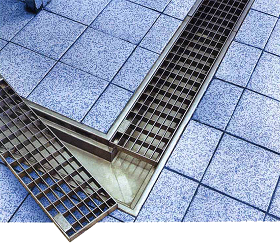 Лотки из нержавеющей стали водоотводные