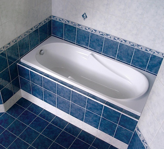 Интерьер в ванной комнате