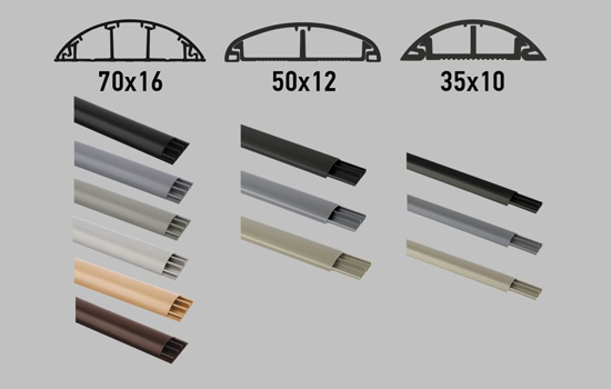 Расширение линейки напольных кабельных каналов ЭРА