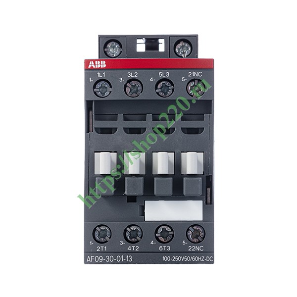 1SBL137001R1301 Пускатель магнитный ABB AF09-30-01-13, катушка 100-250B AC/DC 4кВт 9А АС-3 (контактор) фото 4