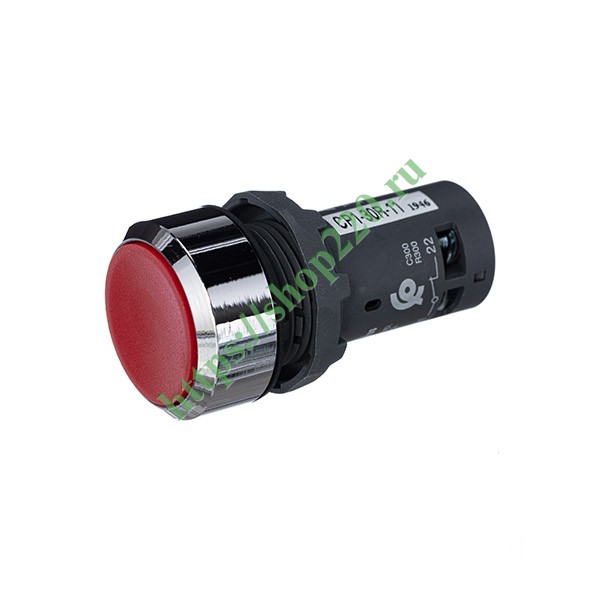 1SFA619100R3071 Кнопка ABB CP1-30R-11 красная без фиксации 1НО+1НЗ фото 4