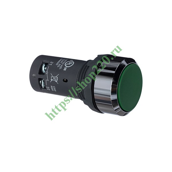 1SFA619100R3072 Кнопка ABB CP1-30G-11 зеленая без фиксации 1НО+1НЗ фото 3