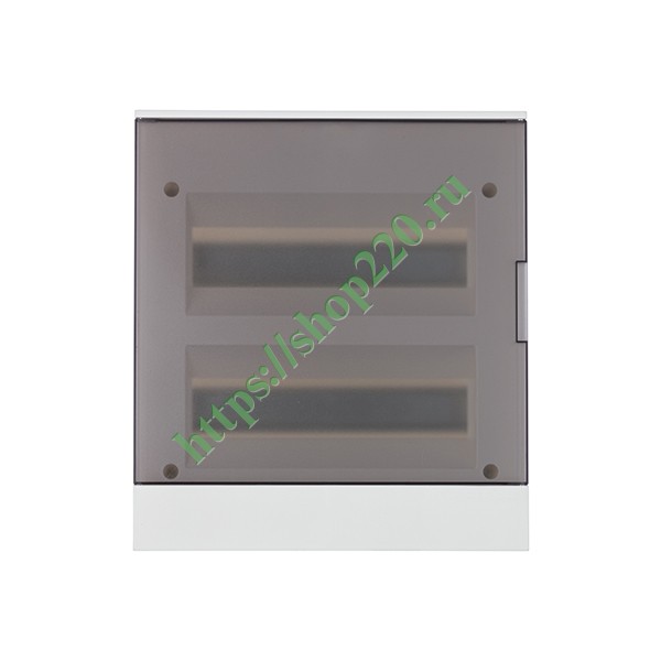 1SZR004002A1207 Шкаф в нишу ABB Basic E 24М (2x12) серая прозрачная дверь (c клеммами) BEF402224 фото 5