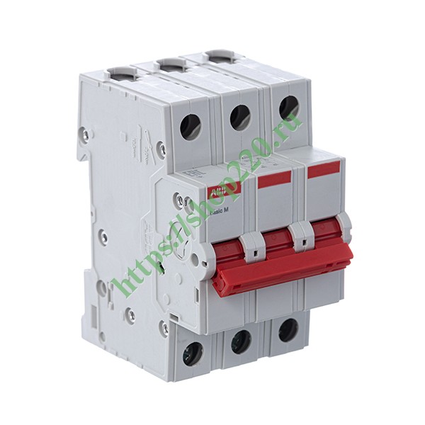 2CDD643051R0032 Выключатель нагрузки ABB 3P 32A трехфазный BMD51332 Basic M (рубильник) фото 3