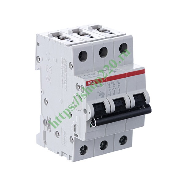 2CDS253001R0104 Автоматический выключатель ABB 3-полюсный S203 C10 (автомат электрический) фото 4