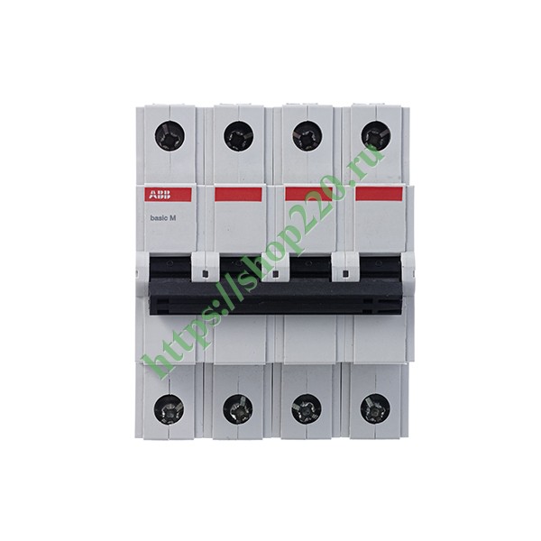 2CDS644041R0324 Автоматический выключатель ABB Basic M 4P 32A C 4,5кА, BMS414C32 (автомат электрический) фото 3