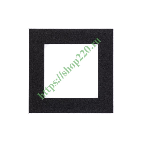 2CHH015010A6063 Рамка ABB Levit 1 пост антрацит / дымчатый черный фото 4