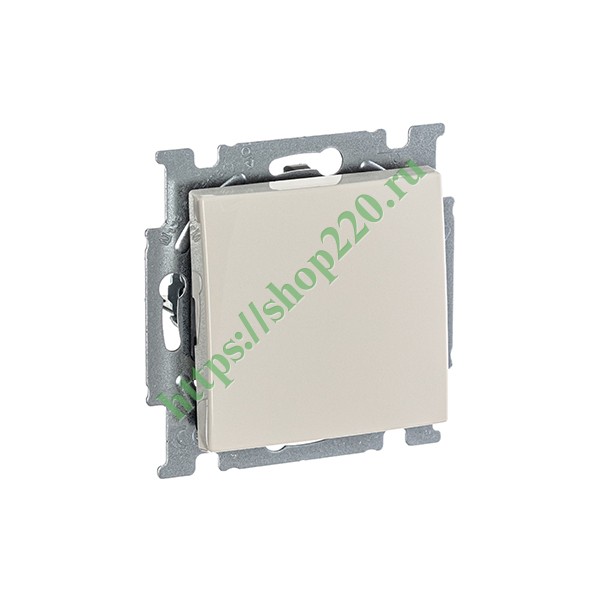2CKA001012A2146 Выключатель одноклавишный с клавишей 1 полюс ABB Basic 55 слоновая кость (2006/1 UC-92-507) (бежевый) фото 3