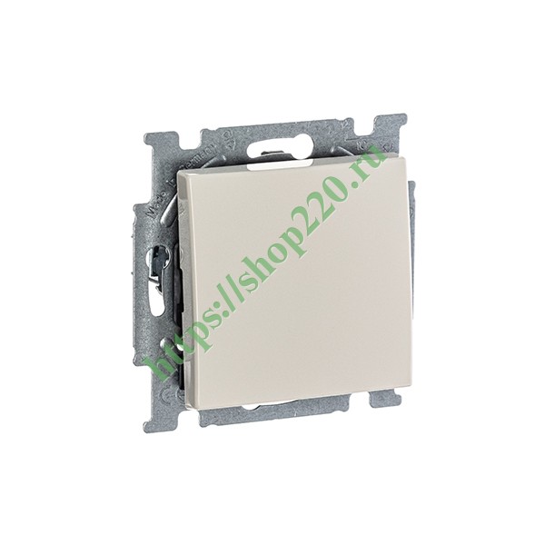 2CKA001012A2152 Переключатель промежуточный ABB Basic 55 слоновая кость (2006/7 UC-92) (бежевый) фото 3