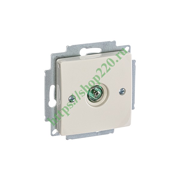 2CKA001724A4280 Розетка телевизионная ABB Basic 55 слоновая кость (1743-01-92) (бежевый) фото 4