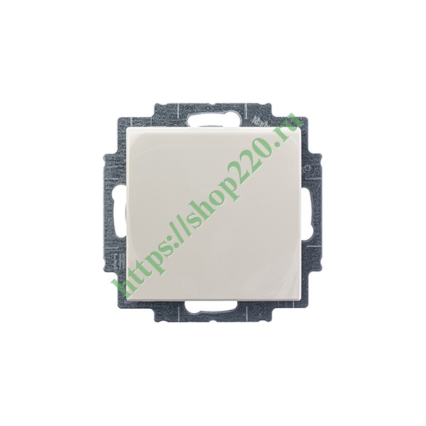 2CKA002018A0351 Розетка с заземлением ABB Basic 55 с крышкой слоновая кость (20 EUK-92) (бежевый) фото 5